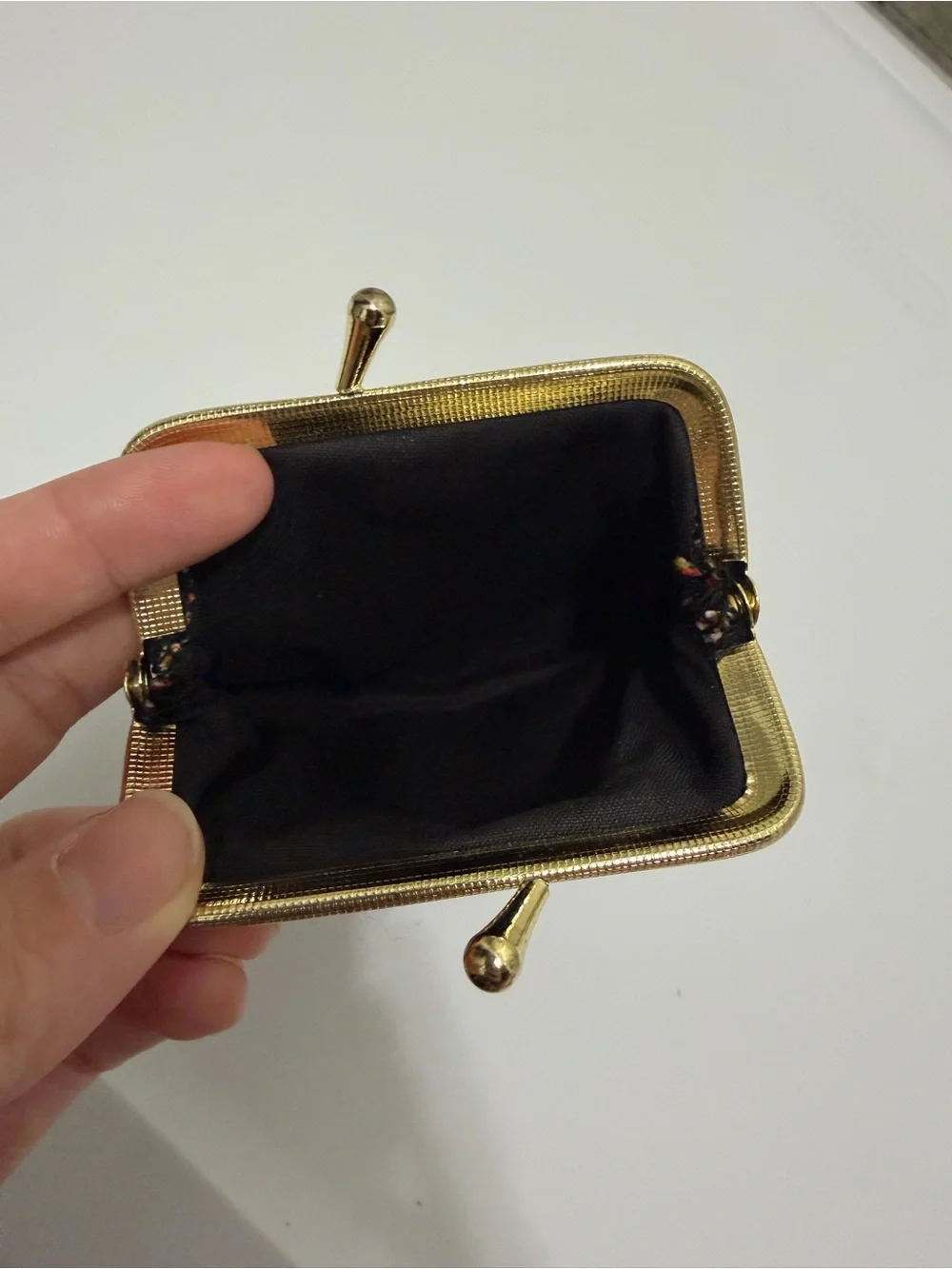 Vintage Floral Tapestry Kiss-Lock Coin Purse - Multicolor
